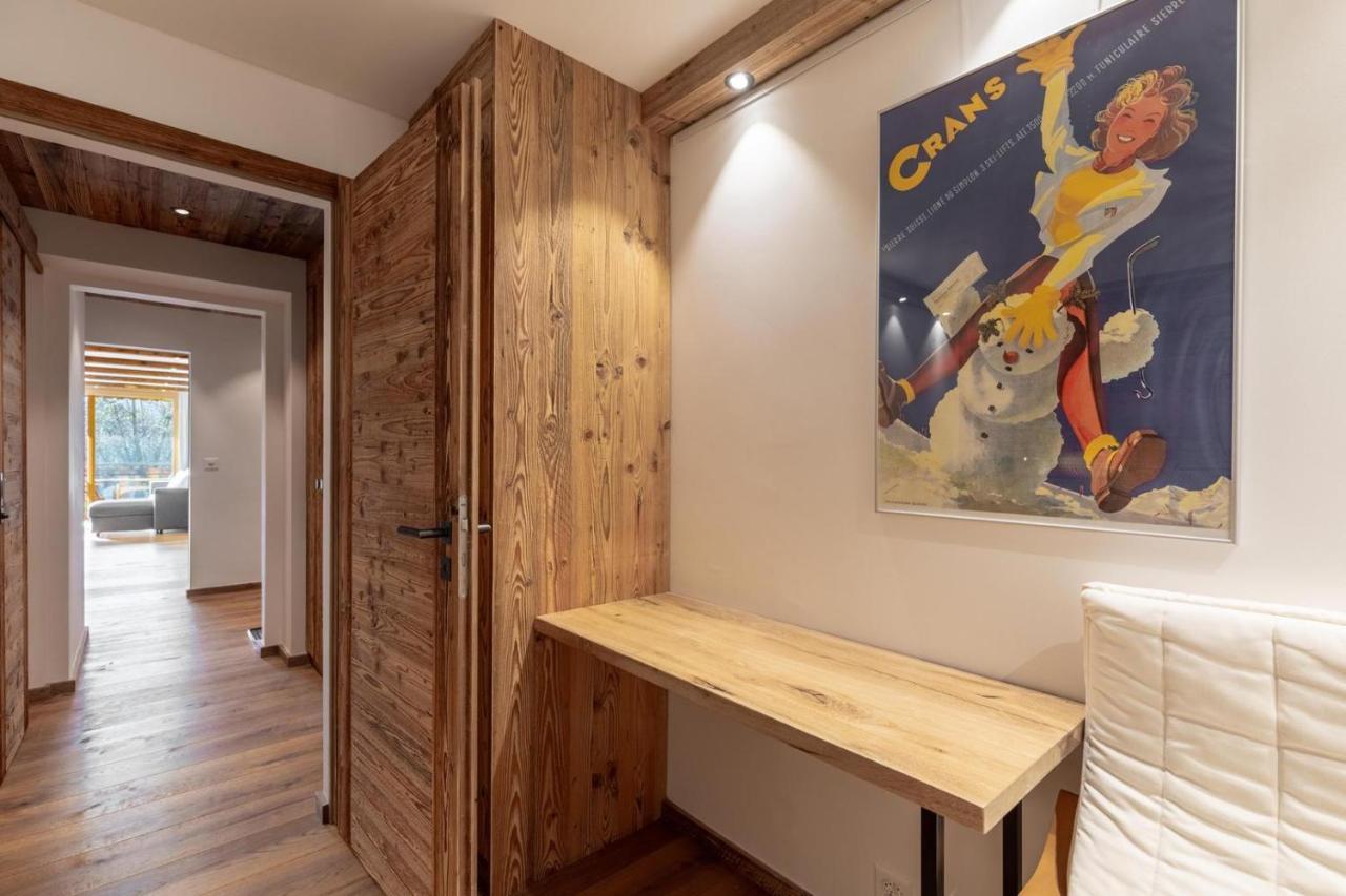 Apartment Etrier Crans-Montana Buitenkant foto
